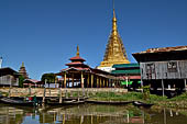 Inle Lake Myanmar. The Alodaw Pauk Pagoda, Nampan. 